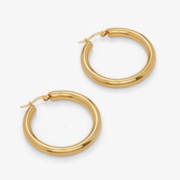 LARGE HOOP EARRINGS